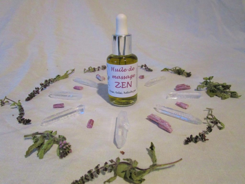 huile de massage Zen